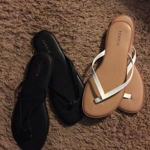 2 pr. Torrid size 9.5w sandals